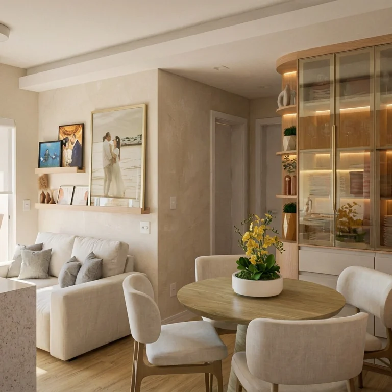 Sala de jantar do Apartamento L|D, 45m², Ananindeua/PA