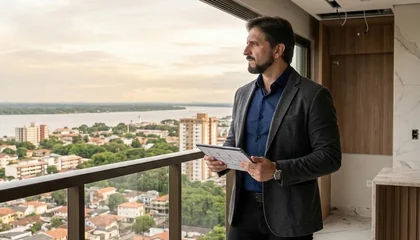 Marco Lima em obra
